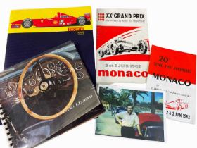 THE MOTOR RACING CLUB HOUSE: EPHEMERA comprising Monaco Grand Prix programme and booklet, June 1962,