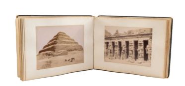 EGYPT & PALESTINE PHOTOGRAPHS: collection of 49 albumen print views of Egypt, by photographers