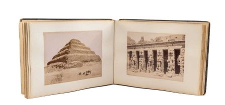 EGYPT & PALESTINE PHOTOGRAPHS: collection of 49 albumen print views of Egypt, by photographers