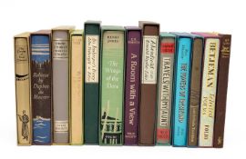 ASSORTED FOLIO SOCIETY VOLUMES, including The Wings of the Dove, Betjeman - Selected Poems, Rebecca,
