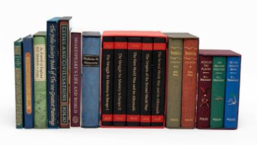 ASSORTED FOLIO SOCIETY VOLUMES, including, A Century of Conflict, Travels with Robert Louis