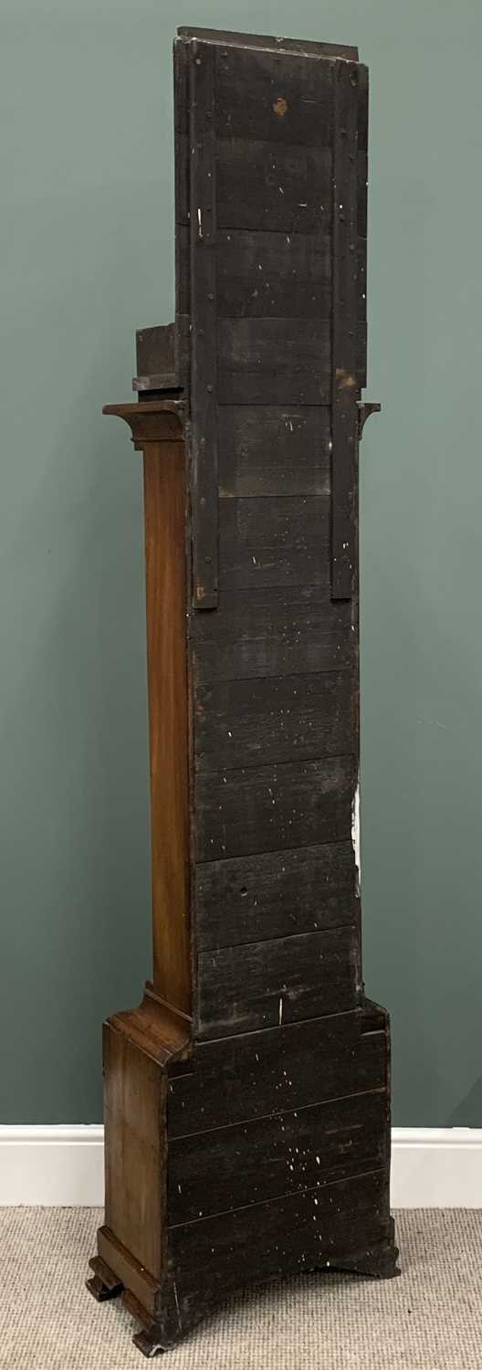 MAHOGANY LONGCASE CLOCK JOHN WALKER NEWCASTLE, circa 1840, slim cased, arched brass dial, Roman - Image 3 of 9