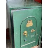 VINTAGE SAFE by John Port, Mill Street, Manchester, 71 (h) x 51 (w) x 54cms (d) (with key)