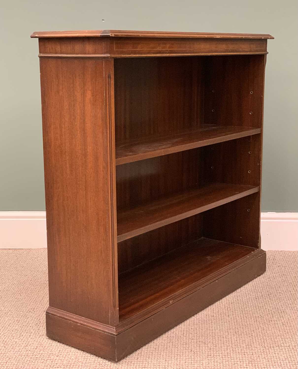 TWO ITEMS OF VINTAGE & LATER OCCASIONAL FURNITURE, comprising circa 1920, mahogany fold over half- - Image 5 of 6