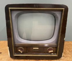 PYE 'CONTINENTAL' TELEVISION SET 1950s, 53cms (h), 53cms (w), 43cms (d) Provenance: private