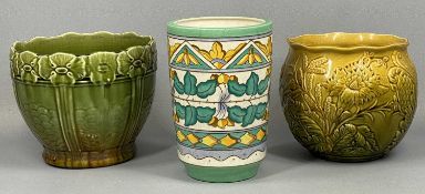 DECORATIVE 20TH CENTURY CERAMICS, a Bursley ware vase by Charlotte Rhead, tube lined decoration,