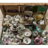 EXTENSIVE COLLECTION OF WELSH LADIES/COSTUME CABINET CHINA, including cups and saucers, figures,