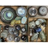COLLECTION OF MISCELLANEOUS STUDIO POTTERY, to include tureens and covers, coffee and teapots,