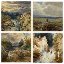 VARIOUS PAINTINGS OF THE 19TH/20TH CENTURY BRITISH SCHOOL including various watercolours by Harry