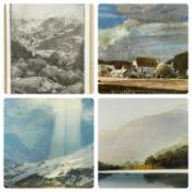 WELSH AND OTHER ARTISTS including Rob Piercy limited edition (59/500) print - 'Llyn Gwynant', signed