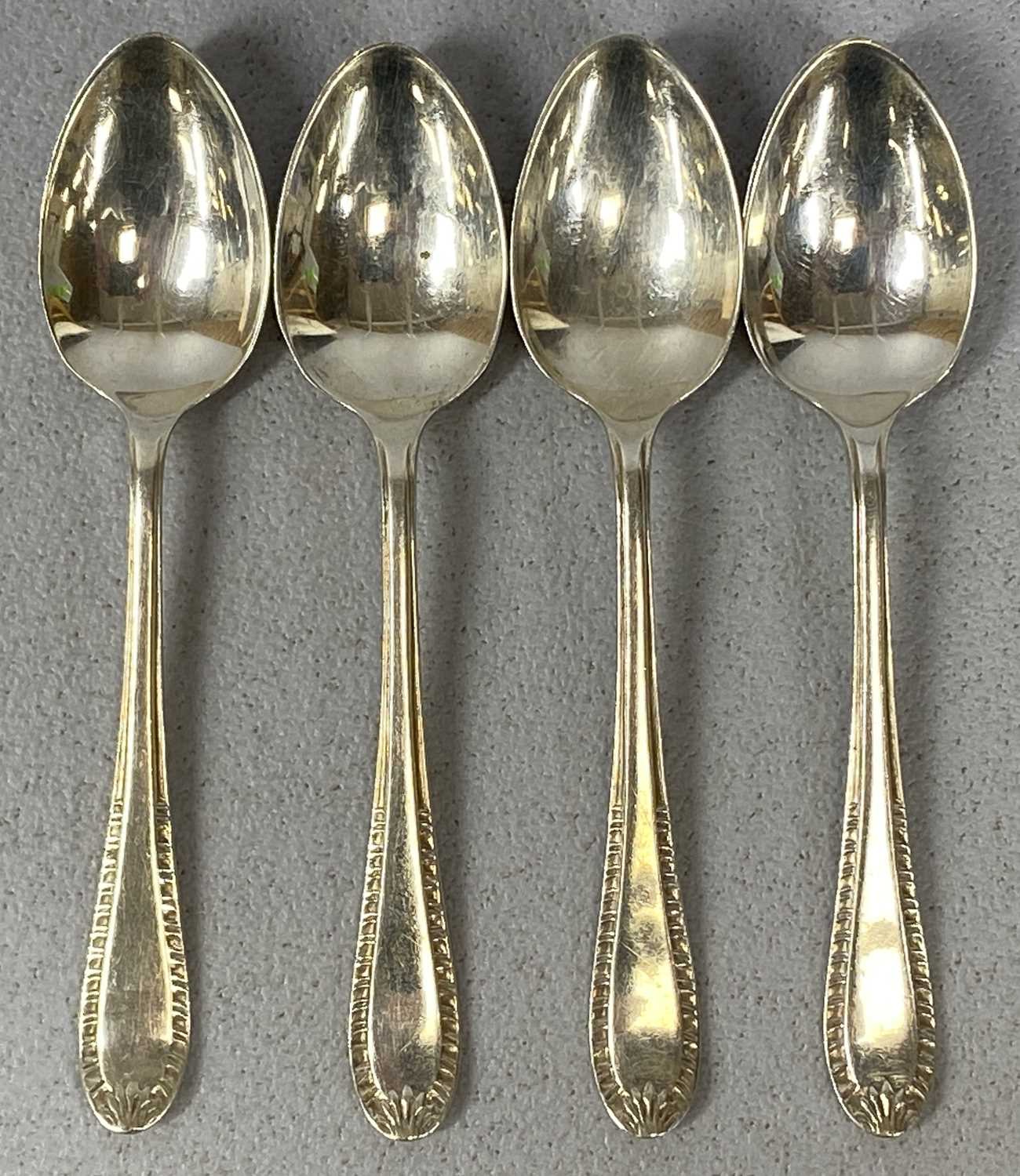 GEORGE III / VICTORIAN COLLECTION OF SILVER SPOONS, SAUCE LADLES & SUGAR TONGS, 15, 3 and 1 - Image 3 of 3