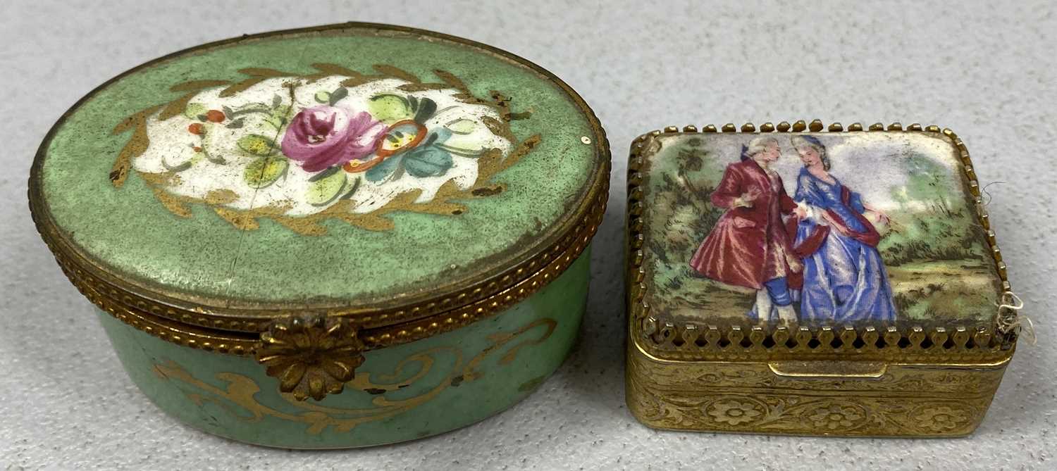 ITEMS OF BIJOUTERIE including Victorian tortoiseshell and mother-of-pearl card-case, 10.5 x 7. - Image 2 of 3