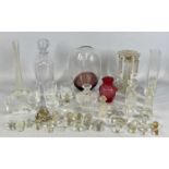 MIXED GLASSWARE GROUP, to include boxed set of four Edinburgh Crystal commemorative tumblers, a