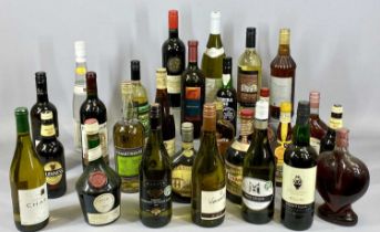 ASSORTED TABLE WINES & OTHER ALCOHOLIC BEVERAGES approx. 27 bottles Provenance: private collection