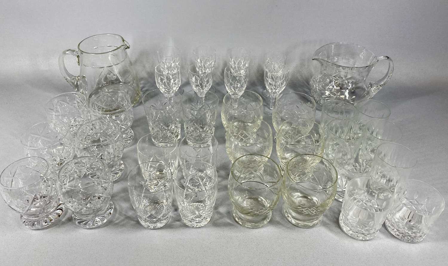 CUT & OTHER DRINKING GLASSWARE COLLECTION, various jugs, fruit bowls etc, within two boxes and loose - Image 3 of 3