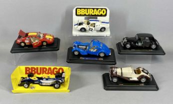 BURAGO 1/24 SCALE DIECAST SPORTS CARS, 60129 Ferrari 348tb 'Evoluzione', 6108 Williams FW14 1501