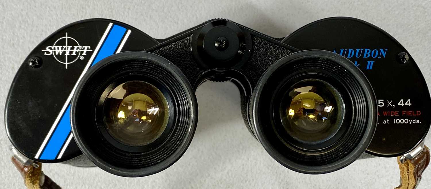 PAIR OF SWIFT AUDUBON MARK II 8.5 x 44 BINOCULARS with leather carry case Provenance: private - Image 2 of 2