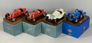 BURAGO 1/18 SCALE DIECAST SPORTS CARS, 43508 Alpha Romeo 2300 Spider (1932), 2x 3514 Alpha Romeo