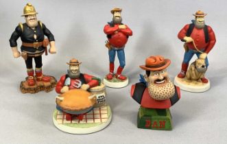 FIVE ROBERT HARROP DESIGNS LIMITED THE BEANO AND DANDY COLLECTION five figures, BDSO4 Picnic