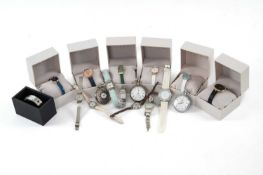 COLLECTION OF BOXED & LOOSE MODERN WRISTWATCHES including Lola Rose, Next, Auriol, Citron, silver