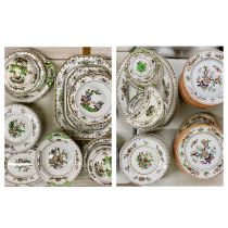 COPELAND / LATE SPODE / PEPLOW & CHELSEA PATTERN DINNERWARE, including serving plates, lidded