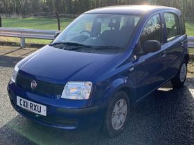 FIAT PANDA ACTIVE ECO FIVE DOOR HATCHBACK CAR, registration number CX11 RXU, petrol, blue, 1108cc,