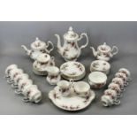 ROYAL ALBERT LAVENDER PATTERN TEA & COFFEE SERVICE FOR SIX PERSONS, approx. 37 pieces Provenance: