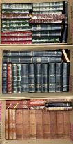 LEATHER BOUND BOOKS including Dickens novels, Masterpiece Library of Short Stories and other well