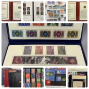 A LARGE STAMP COLLECTION, including Harrington & Byrne Queen Victoria World Stamp Collection, The