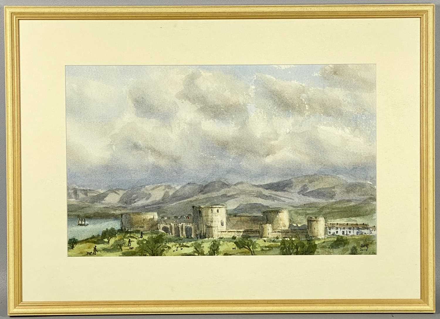 VARIOUS ARTISTS, four watercolours, Pete Hollis watercolour titled verso "Tan y Grisiau", signed - Image 9 of 13