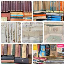 QUANTITY OF ANTIQUE VINTAGE & LATER HARDBACK AND PAPERBACK BOOKS, including Penguin and Pelican