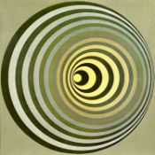 VICTOR VASARELY (Hungarian / French 1906-1997) lithograph - optical illusion circles, RCB label