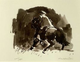 SIR KYFFIN WILLIAMS OBE RA (1918-2016) limited edition (244/ 500) print - 'Patagonian Horse