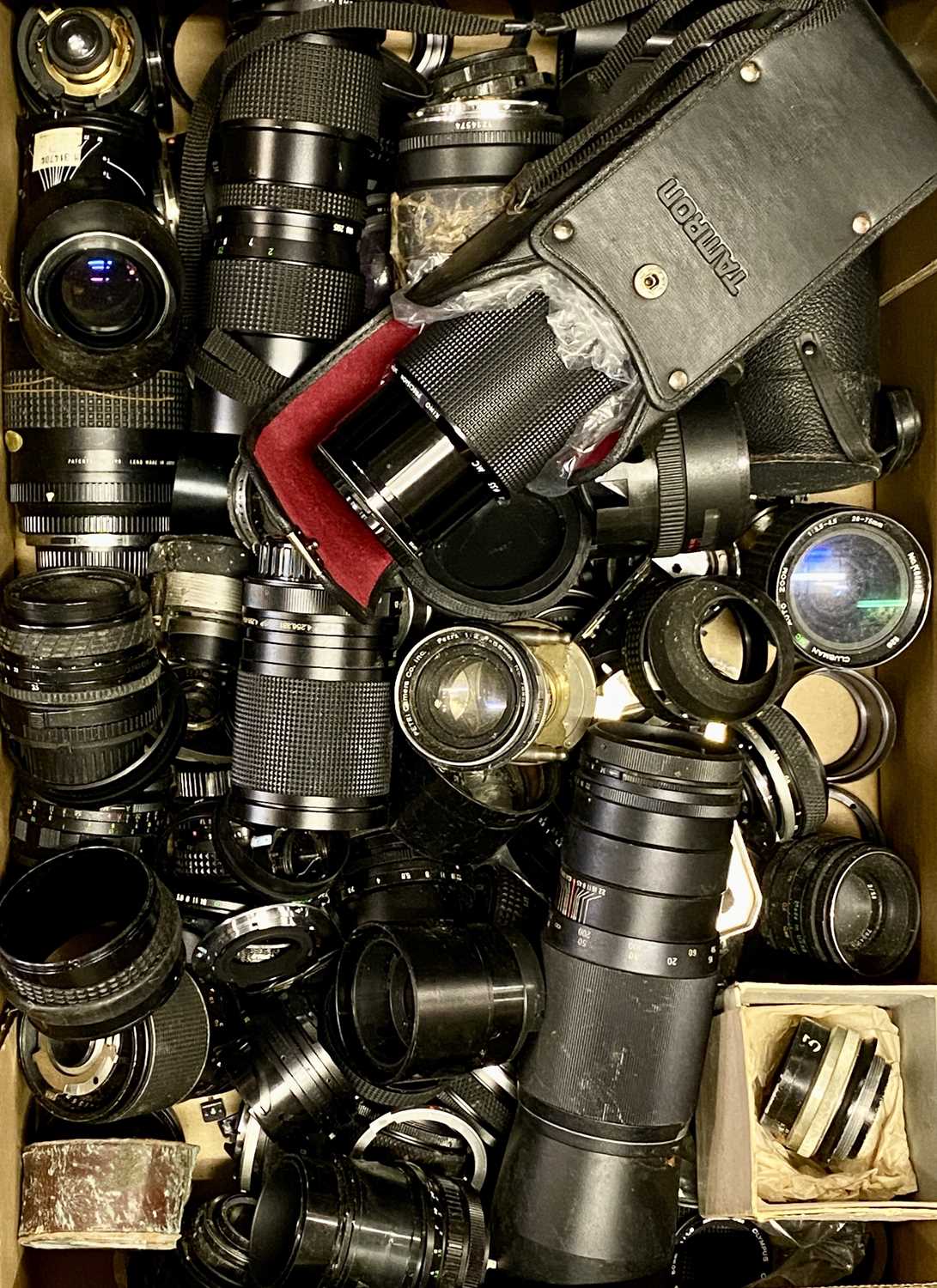 LARGE QUANTITY OF CAMERAS & ACCESSORIES, including bodies, lenses, flashes etc. contained within - Image 2 of 5