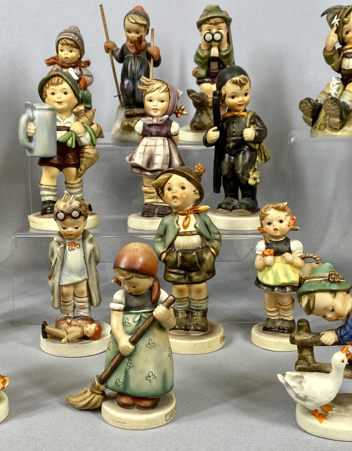 COLLECTION OF HUMMEL FIGURINES (19), including Doctor, Soloist, Blessed Events, Little Hiker, - Image 3 of 4