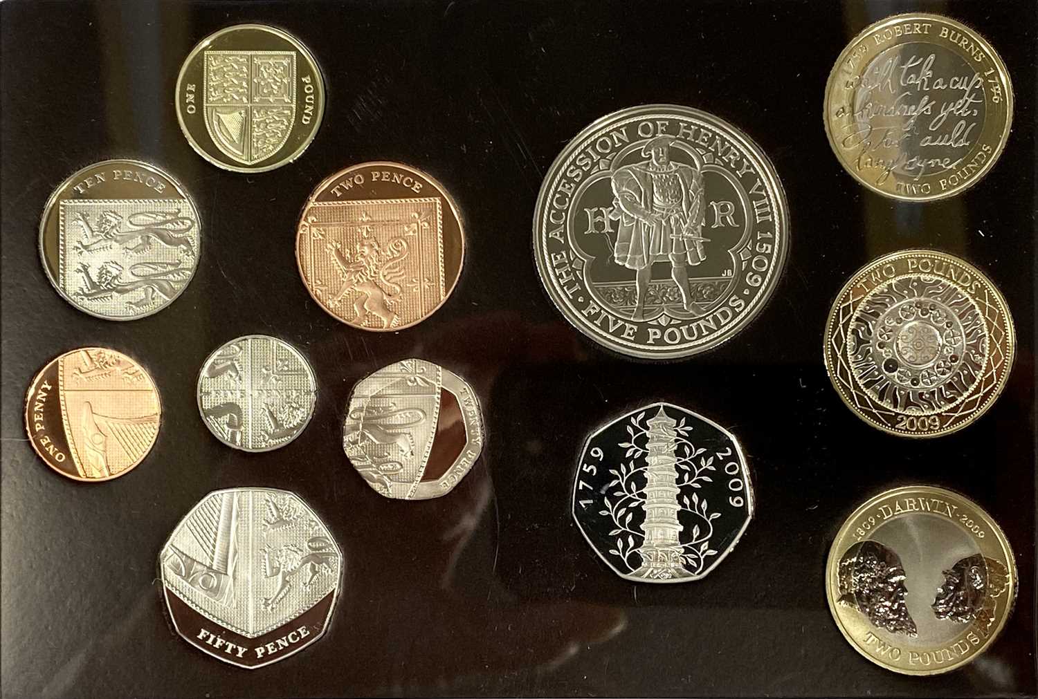 ROYAL MINT UNITED KINGDOM PROOF COIN SETS 2005 - 2012 COMPLETE, including the 2009 rare Kew - Image 4 of 5