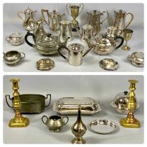 EPBM, EPNS & OTHER METALWARE COLLECTION, to include various tea pots, coffee pots, hot water jugs,