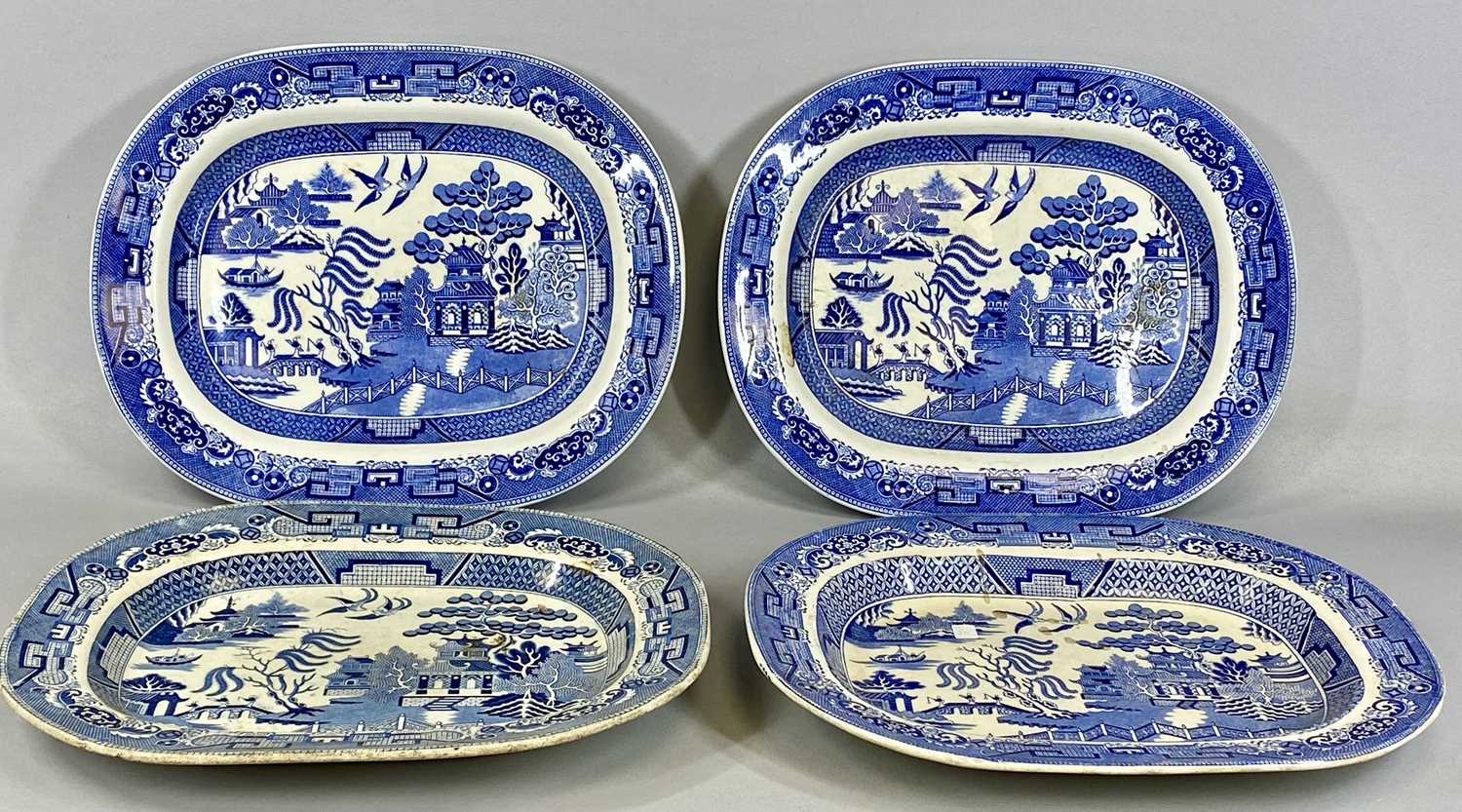 LARGE GROUP OF MIXED CERAMICS, 19th century and later including four Staffordshire blue and white - Image 2 of 3