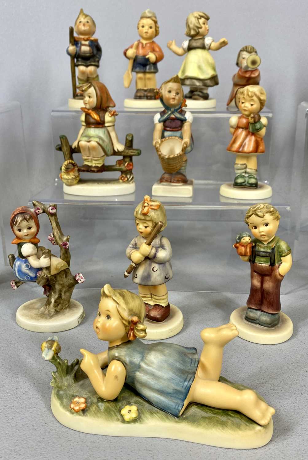 COLLECTION OF HUMMEL FIGURINES (20), including School Girl, The Lost Sheep, Singing Lesson, Happy - Image 3 of 4