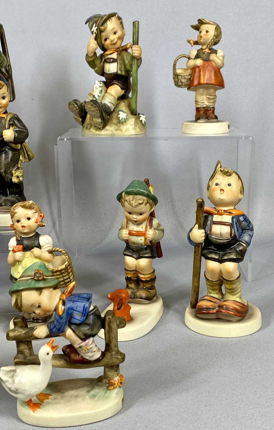 COLLECTION OF HUMMEL FIGURINES (19), including Doctor, Soloist, Blessed Events, Little Hiker, - Image 4 of 4