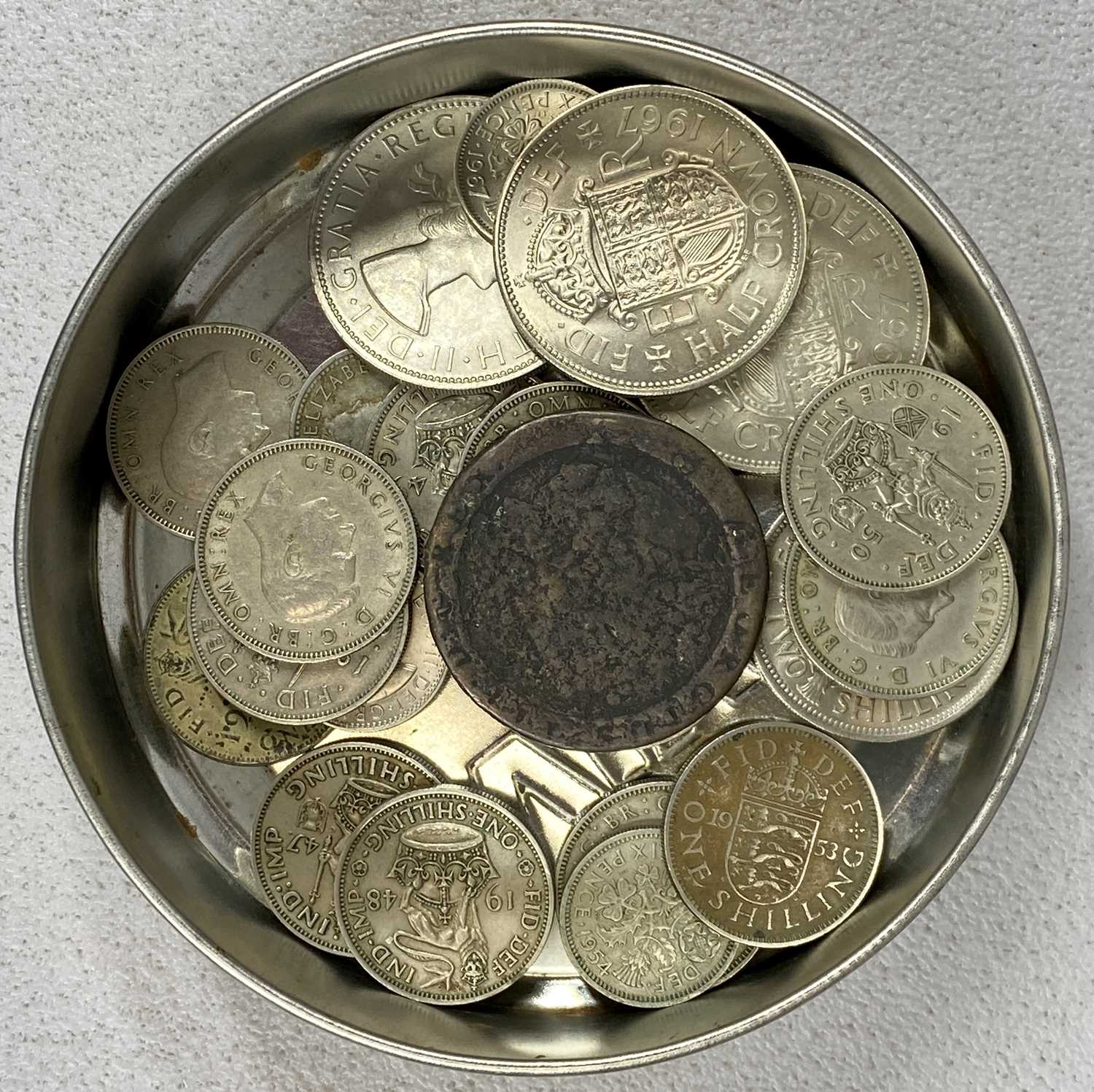VINTAGE BRITISH, CONTINENTAL & COMMEMORATIVE COIN COLLECTION, to include 16.6gms pre-1920s silver, - Image 4 of 11