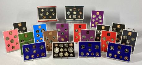 NINETEEN SETS ROYAL MINT COIN PRESENTATION PACKS, comprising thirteen coinage of Great Britain and