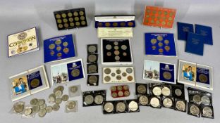 VICTORIAN & LATER BRITISH COIN/COMMEMORATIVE CROWNS COLLECTION, to include Victoria florin,