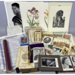 STUDIO PHOTOGRAPHY & OTHER EPHEMERA COLLECTION, to include approx. 120 Cartes de Visite chromotype