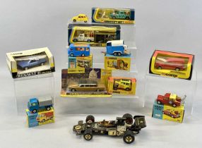 CORGI BOXED DIECAST SCALE MODEL VEHICLES including 112 Rice's Beaufort double horse box, 471 Smith's