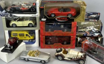 COLLECTION OF 12 LARGE SCALE DIECAST MODEL VEHICLES, mostly boxed Provenance: private collection