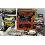 COLLECTION OF 12 LARGE SCALE DIECAST MODEL VEHICLES, mostly boxed Provenance: private collection