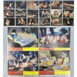 SNOW WHITE AND THE SEVEN DWARFS LOBBY CARDS and other Disney ephemera, full set of eight front of