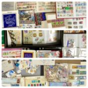 LARGE STAMP COLLECTION, British and World, in albums and loose, mainly 20th Century Provenance: