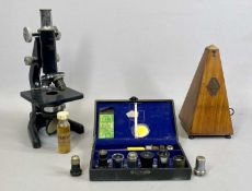 SCIENTIFIC INTSTRUMENTS / RELATED ITEMS comprising W Watson & Sons, London, 'Kima' microscope, No.